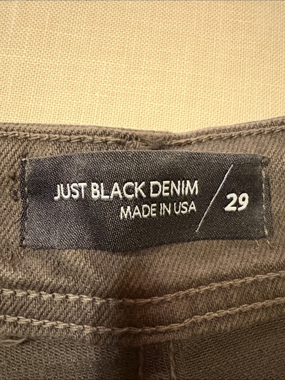 Just black Black/greenish/brown Wide-Leg Jeans - Picture 4 of 4